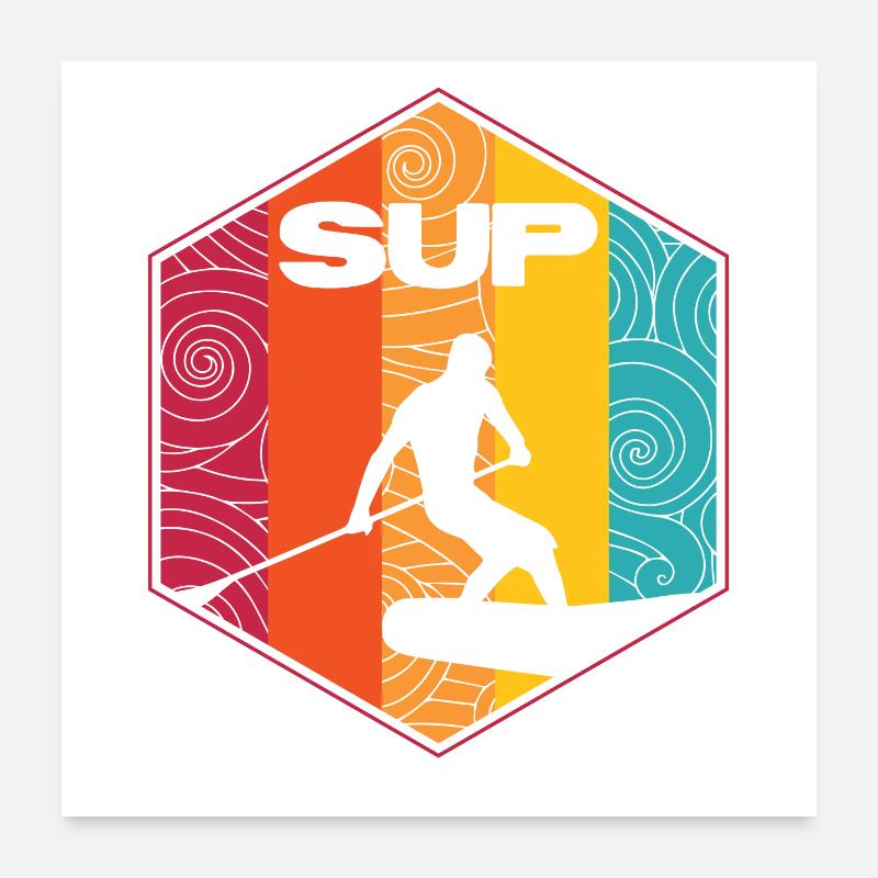 SUP Poster 60x60 cm