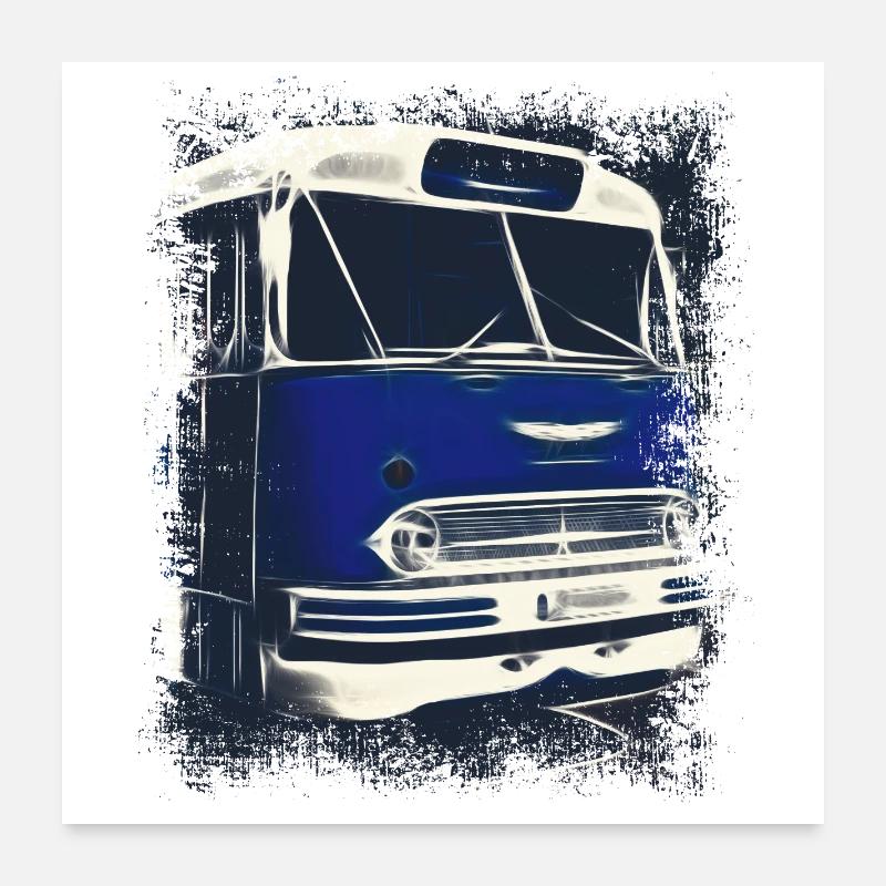 Autobus Ikarus 55 Poster 60 x 60 cm