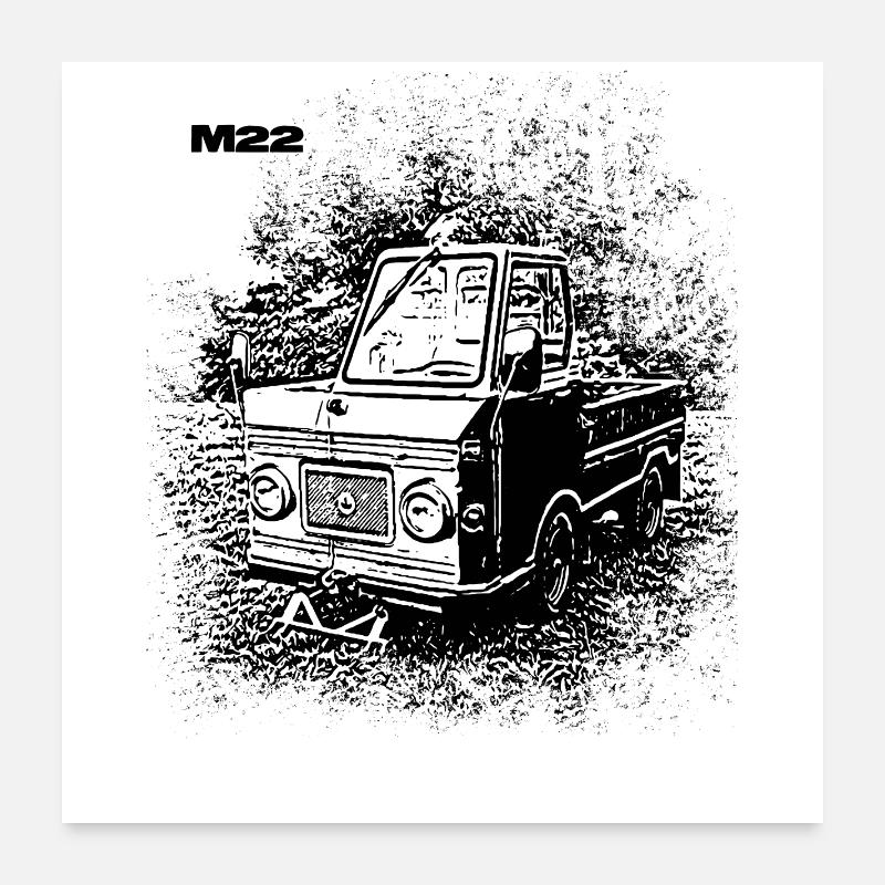 Multicar M22 Poster 60x60 cm