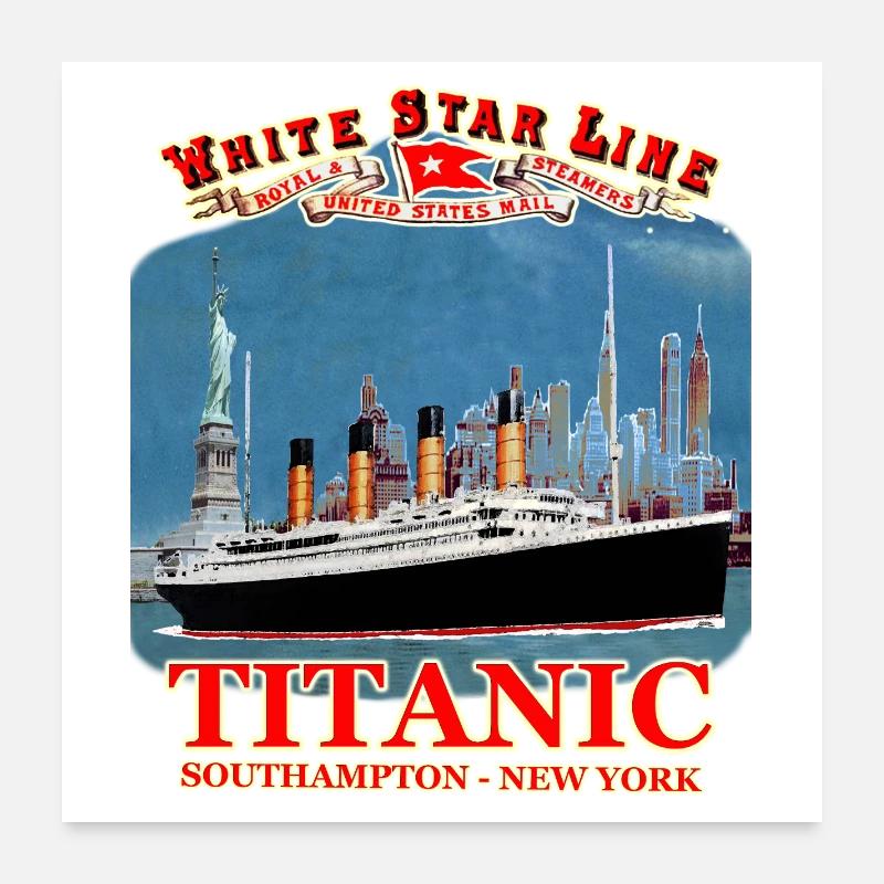TITANIC creation Louis RUNEMBERG © Adagp Poster 24" x 24" (60x60 cm)