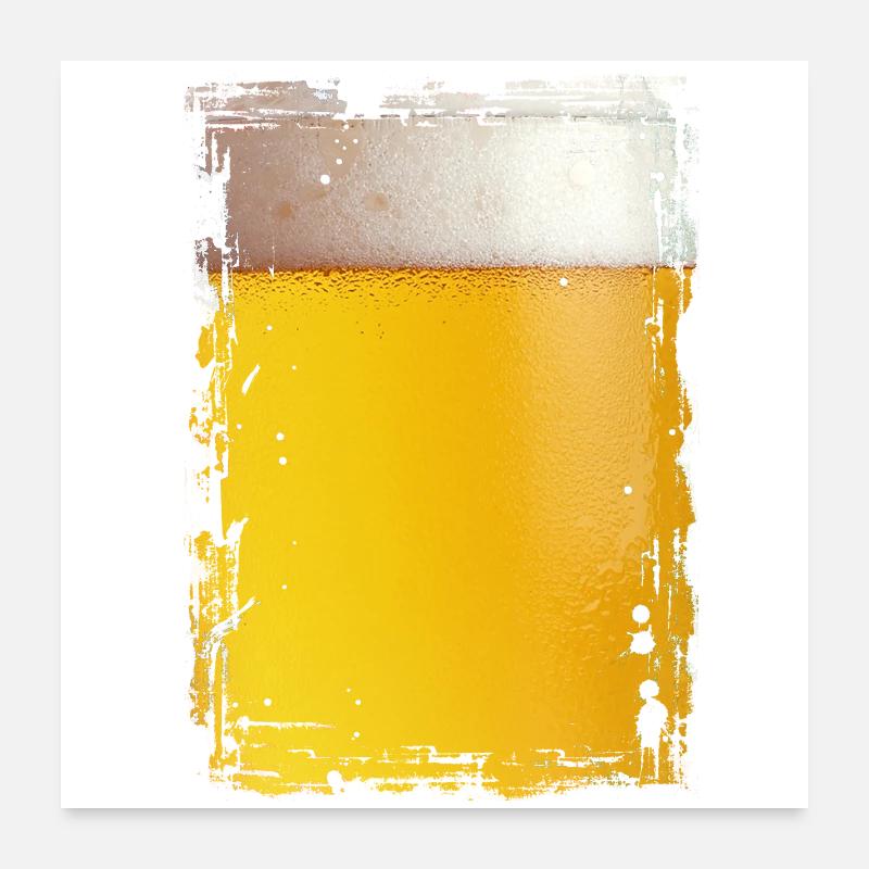 Beer Poster 24" x 24" (60x60 cm)