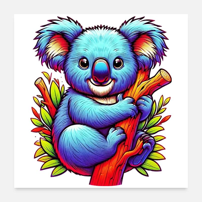 Koala Poster 24" x 24" (60x60 cm)