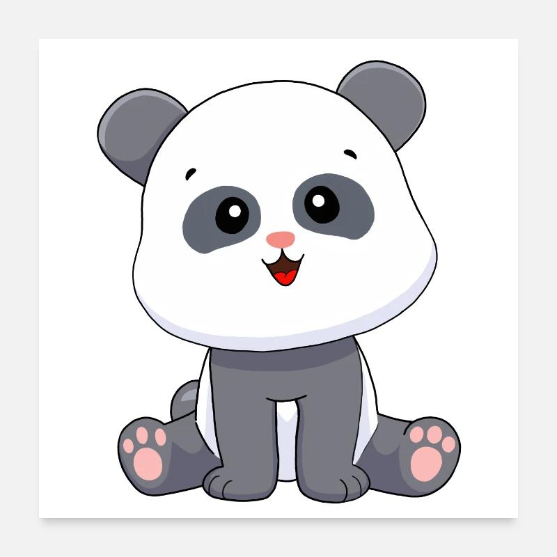 Panda Panda Bear Poster 24" x 24" (60x60 cm)