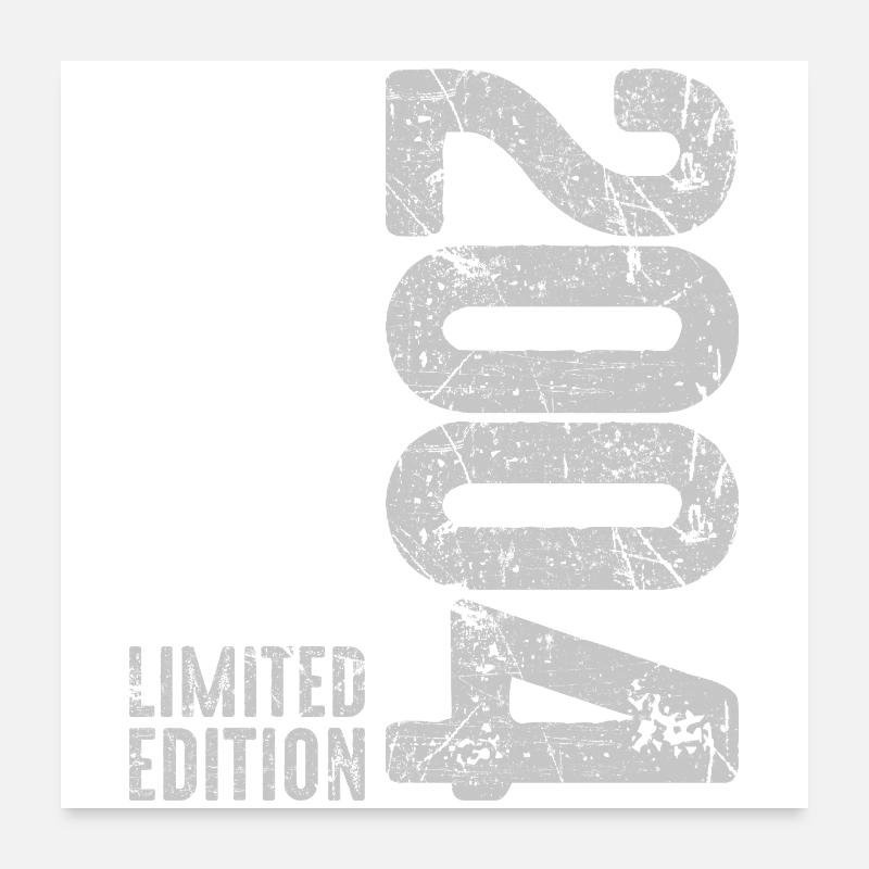 2004 Édition Limitée – 22 ans de Vintage Poster 60 x 60 cm