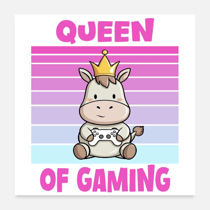 Game Queen Controller Poster 24" x 24" (60x60 cm)