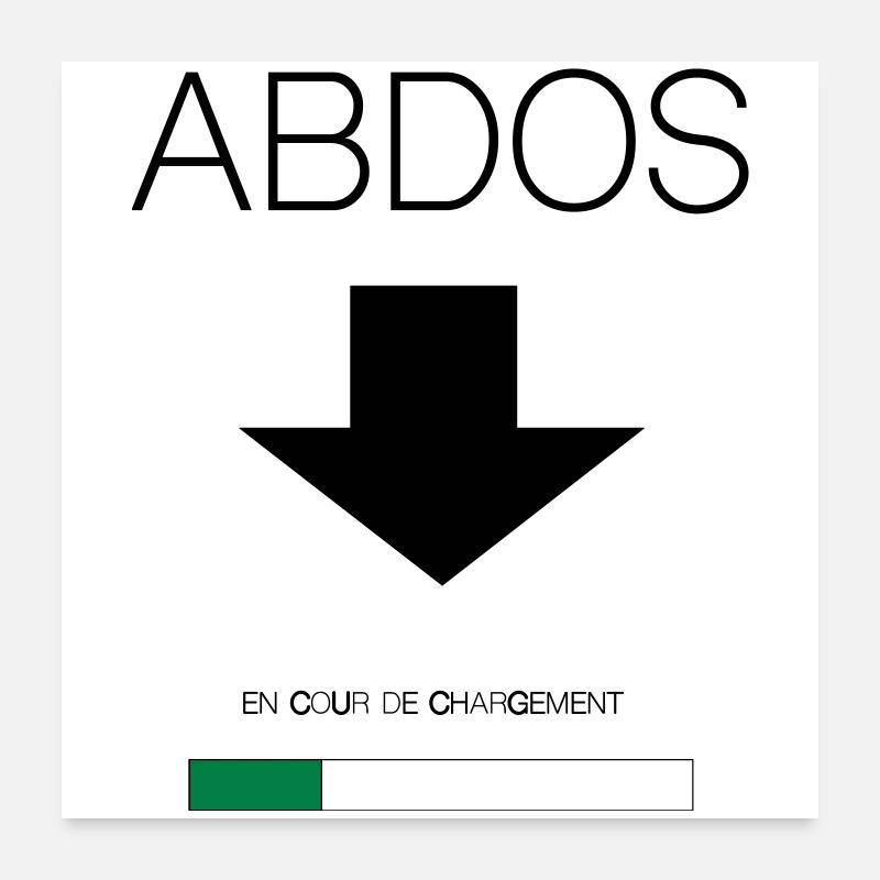 abdo Poster 60 x 60 cm