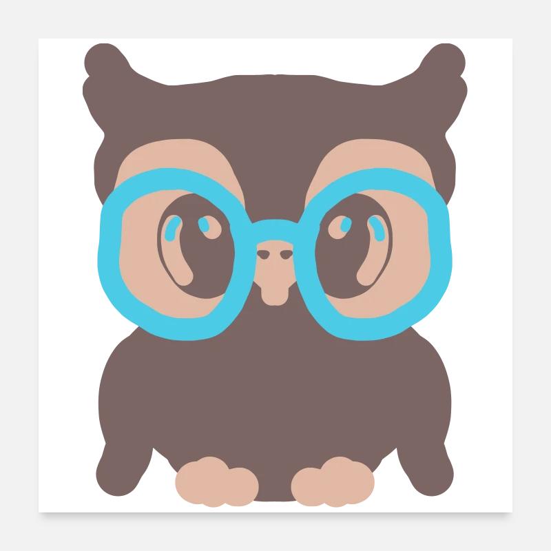 Eagle owl Poster 24" x 24" (60x60 cm)