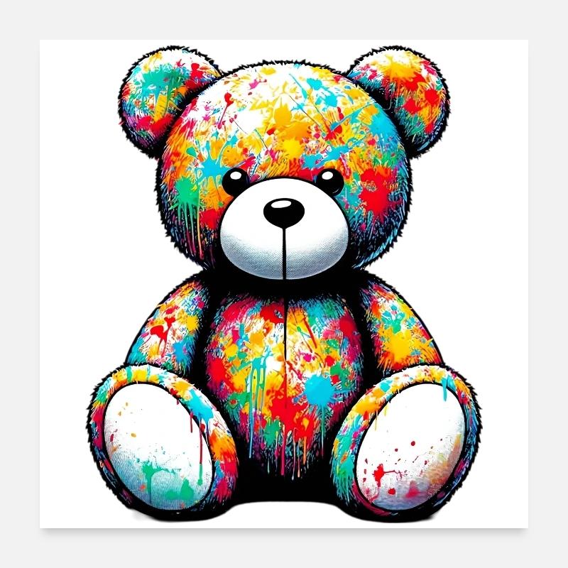 Orso orsacchiotto Teddy Bear Poster 24" x 24" (60x60 cm)