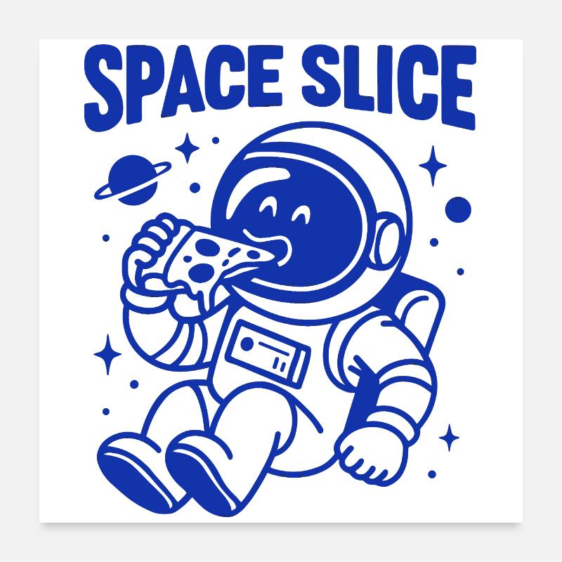 Conception de bébé astronaute de l’espace Poster 60 x 60 cm