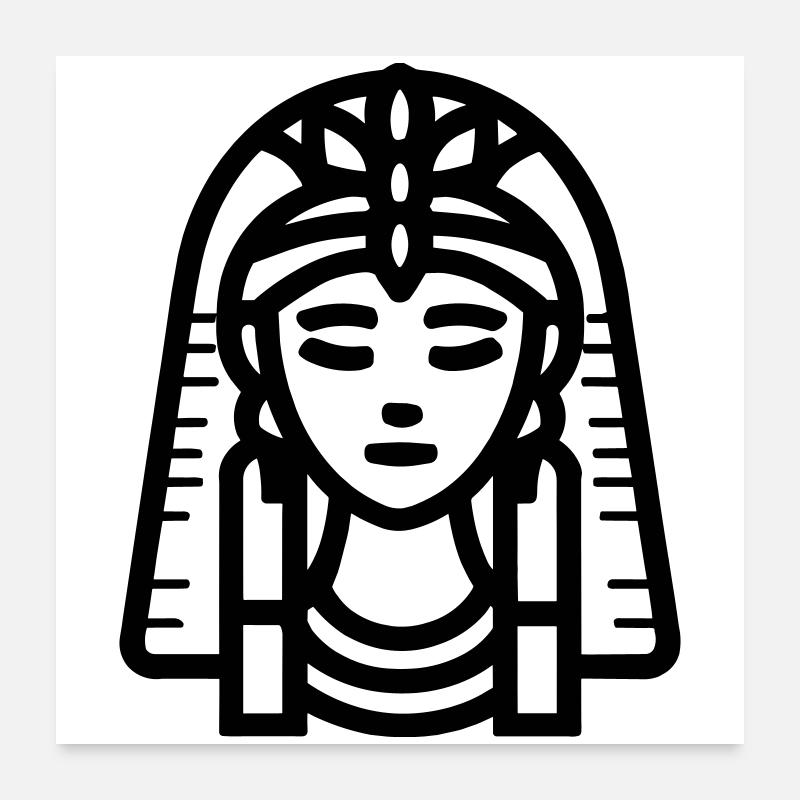 pharaoh Poster 24" x 24" (60x60 cm)