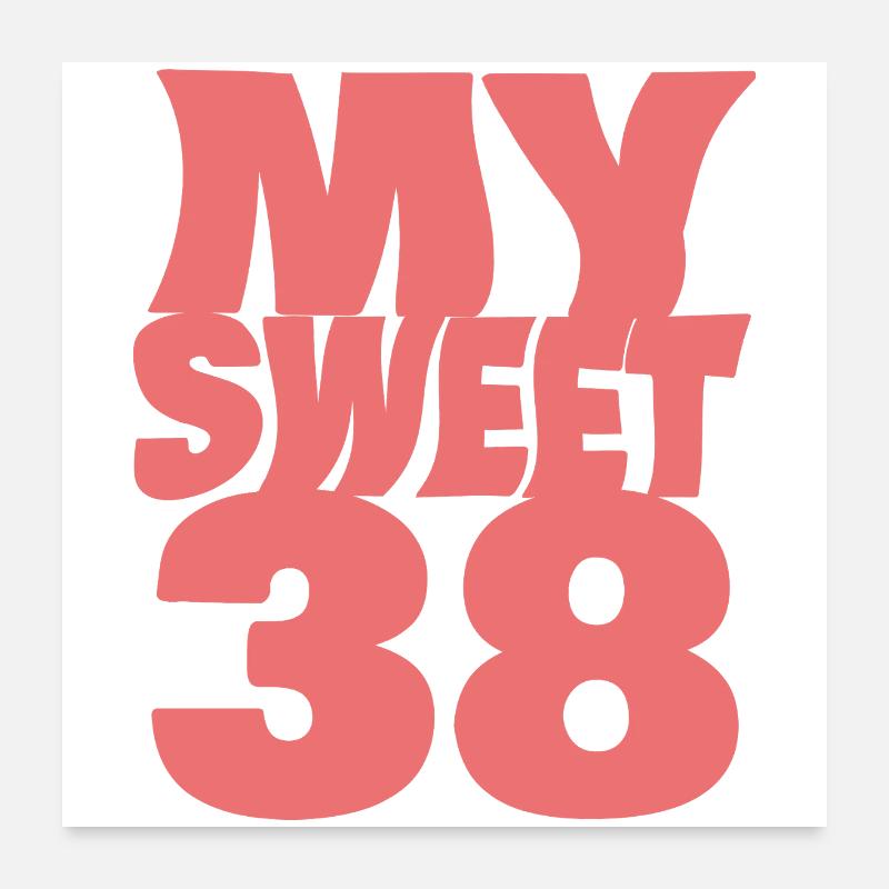 Suess 38 Poster 60x60 cm