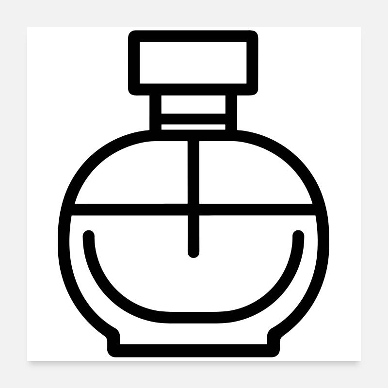 flacon de parfum Poster 60 x 60 cm