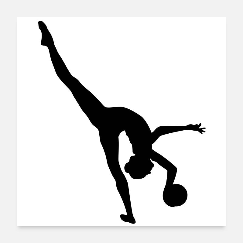 Rhythmic gymnastics Poster 24" x 24" (60x60 cm)