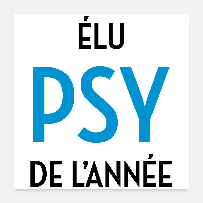 Psychologe / Psychiater / Psychoanalytiker / Job Poster 60x60 cm