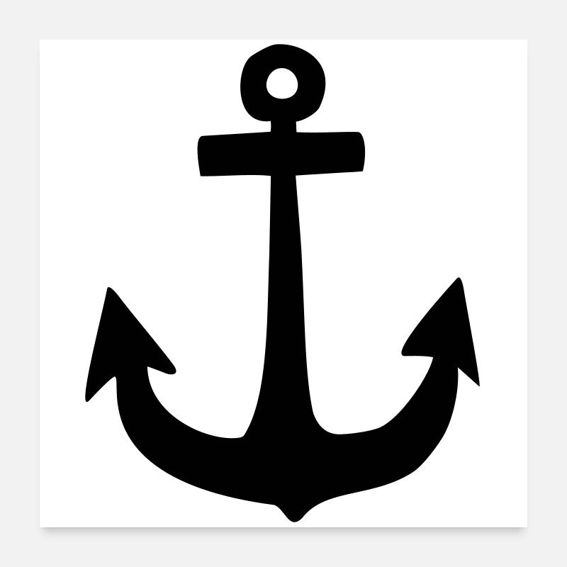 Anchor Poster 24" x 24" (60x60 cm)
