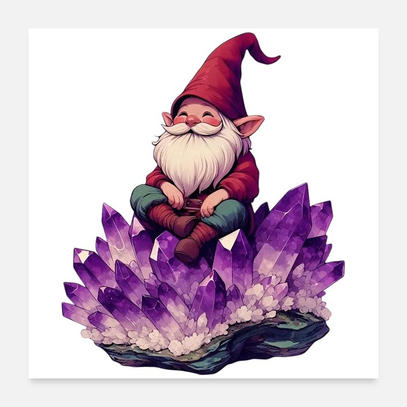 Gnome Poster 60 x 60 cm
