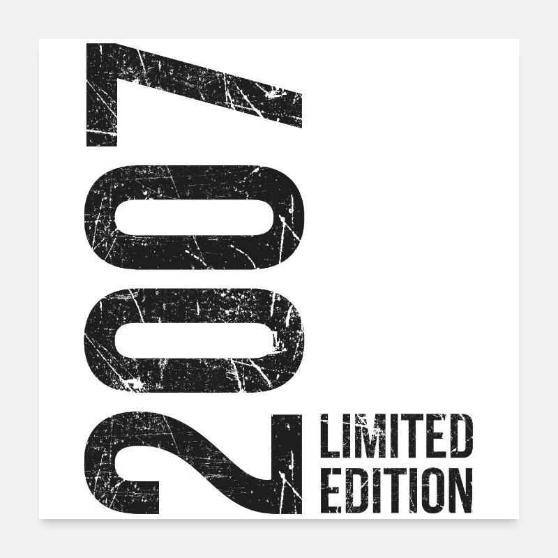 Édition limitée 2007 – 19e anniversaire Poster 60 x 60 cm