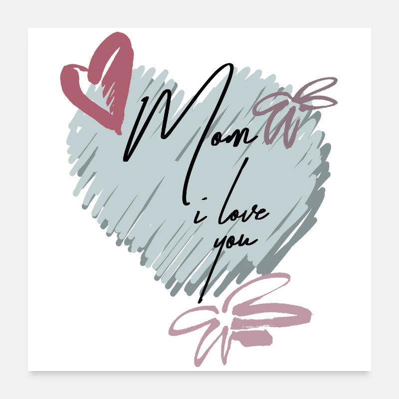  Mutterliebe Poster 60x60 cm