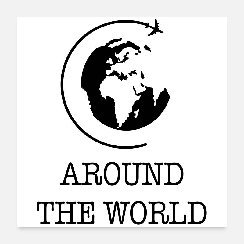 World tour Poster 24" x 24" (60x60 cm)