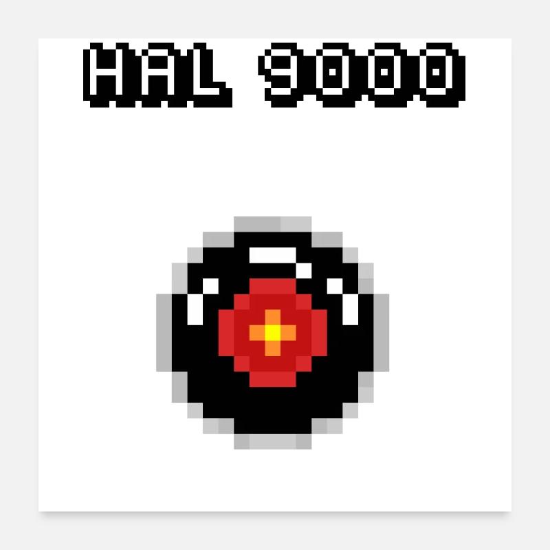 HAL 9000 Poster 60 x 60 cm