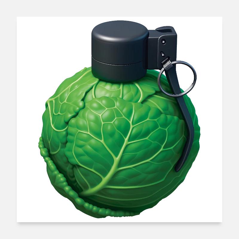 CABBAGE GRENADA - Belgium Poster 24" x 24" (60x60 cm)