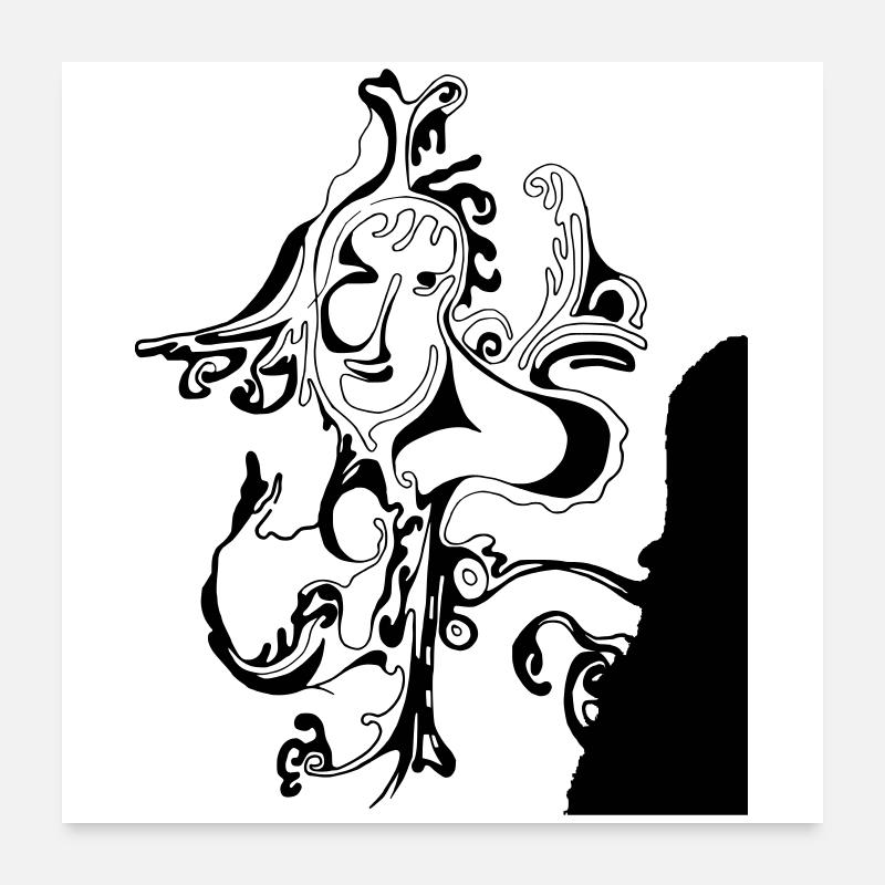 Sakura Poster 60 x 60 cm