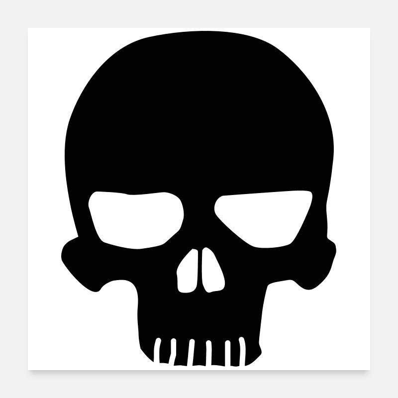 Skull original Poster 24" x 24" (60x60 cm)