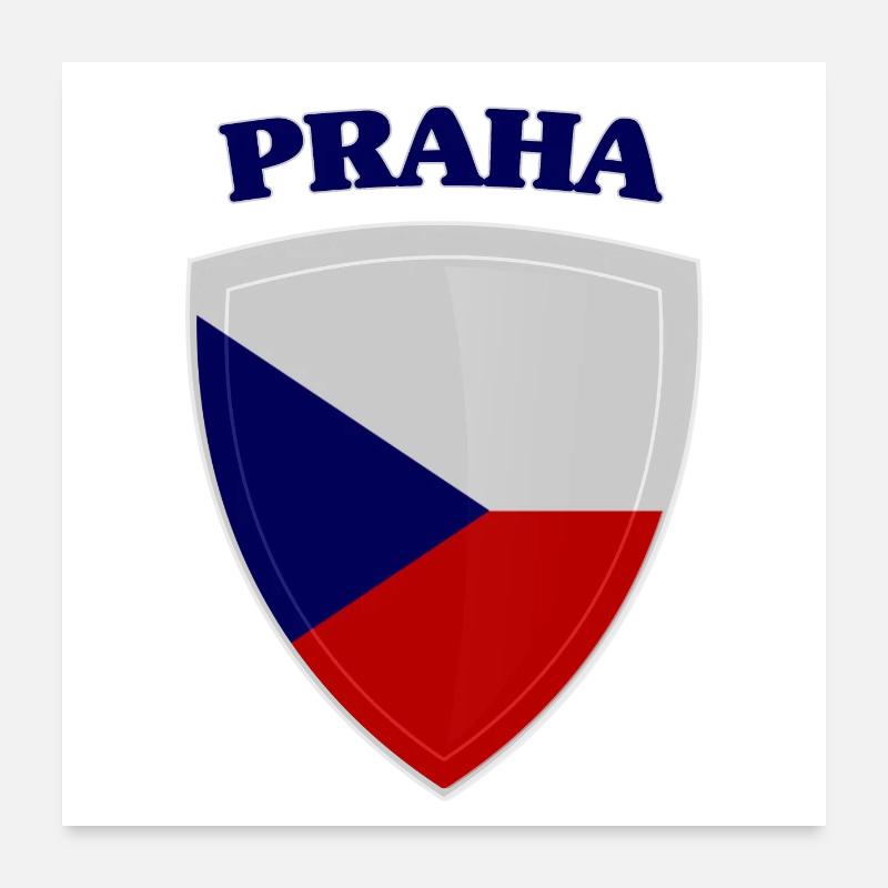 Prague Poster 60 x 60 cm
