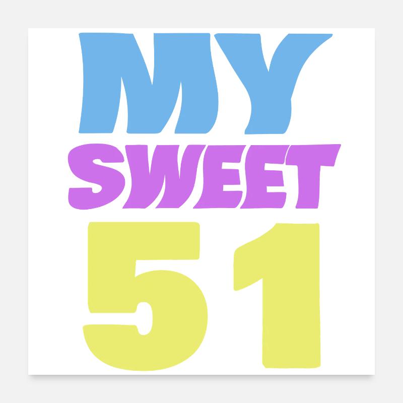 51 Poster 60x60 cm