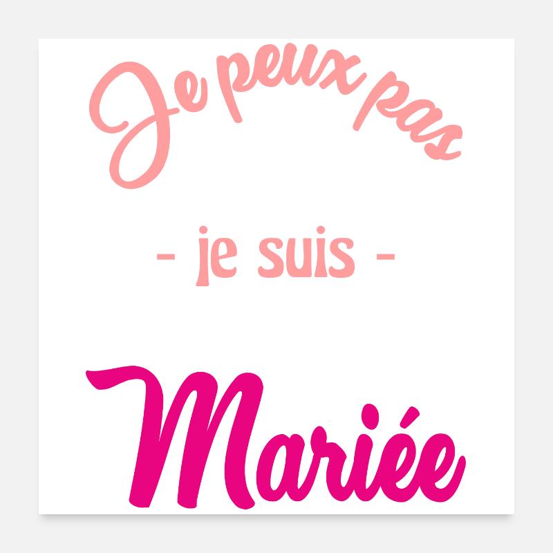 MARIEE. FUTURE MARIEE. EVJF Poster 60 x 60 cm