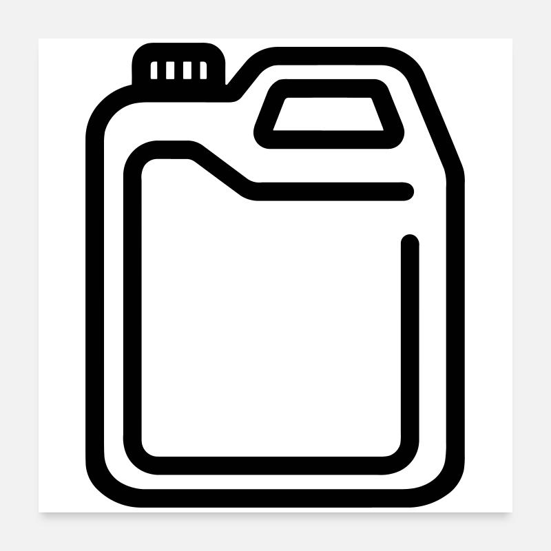 bidon Poster 60 x 60 cm