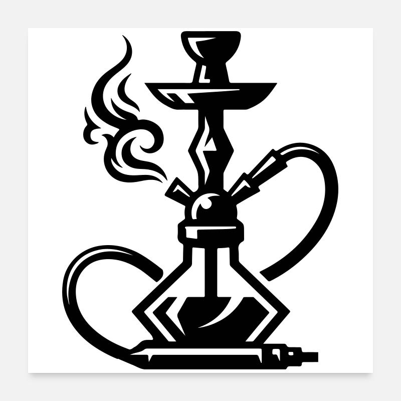 Shisha Hookah Poster 24" x 24" (60x60 cm)