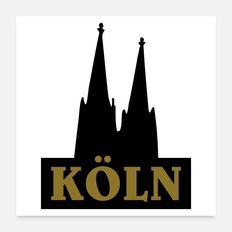 Cologne cathedral Poster 24" x 24" (60x60 cm)