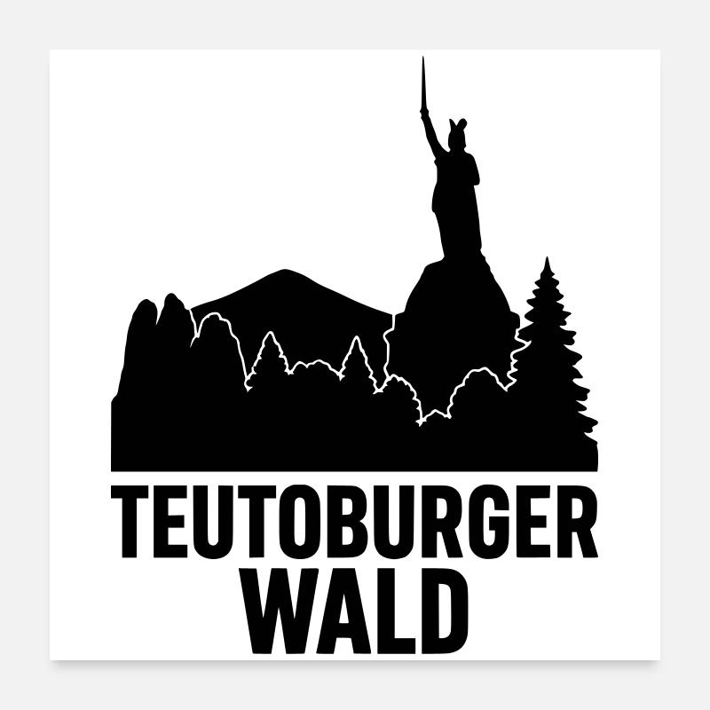 Teutoburg Forest Poster 24" x 24" (60x60 cm)
