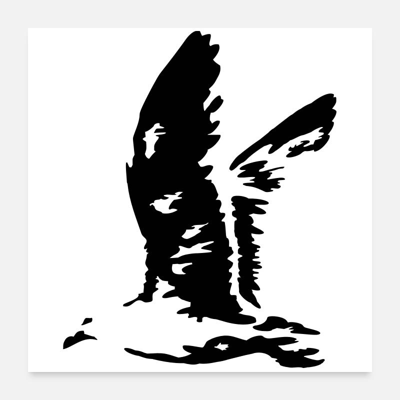mouette Poster 60 x 60 cm