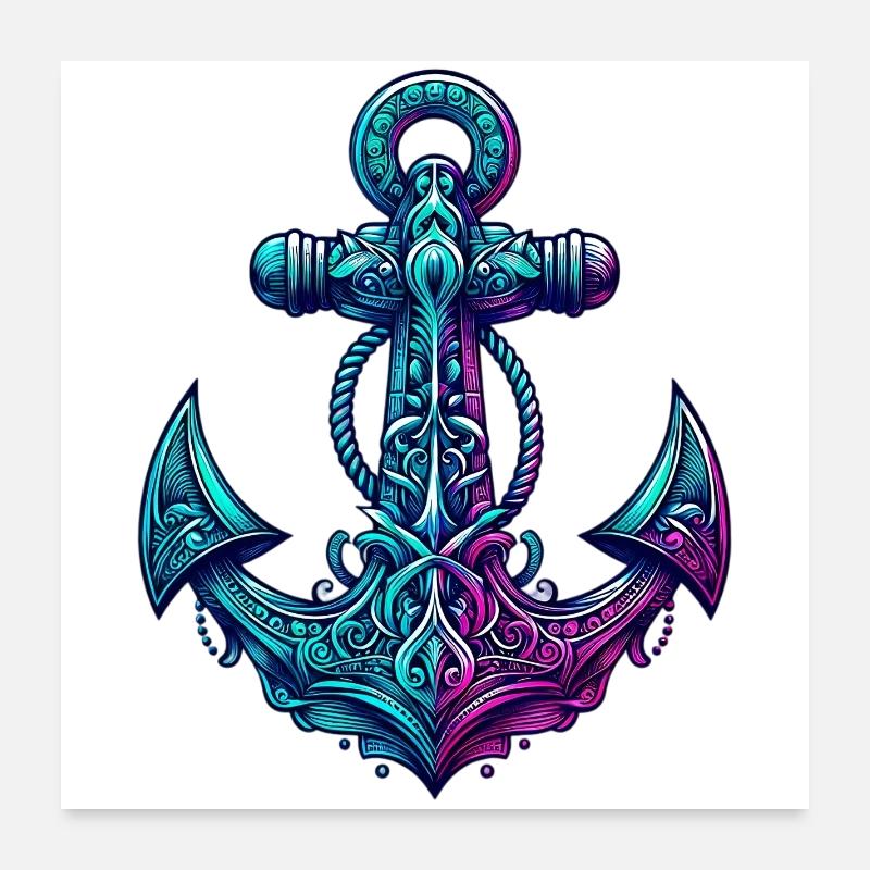An Anchor Poster 24" x 24" (60x60 cm)