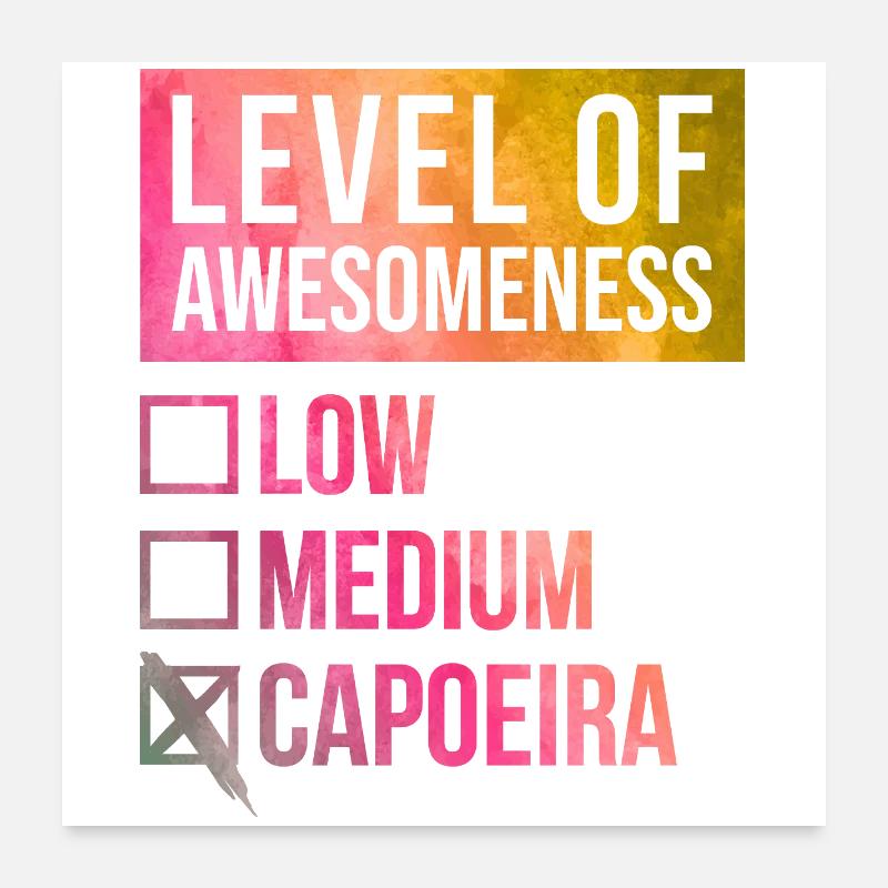 Capoeira Poster 60 x 60 cm