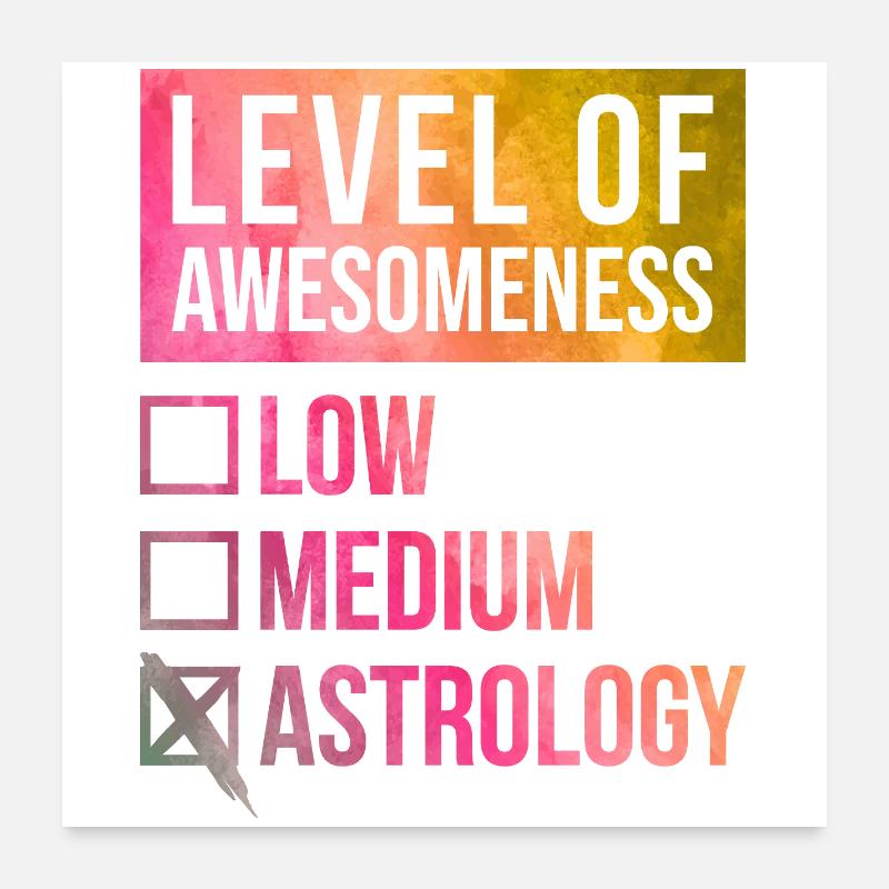 Astrology Poster 24" x 24" (60x60 cm)