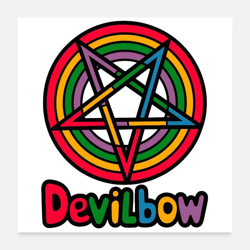 Arc du diable Poster 60 x 60 cm
