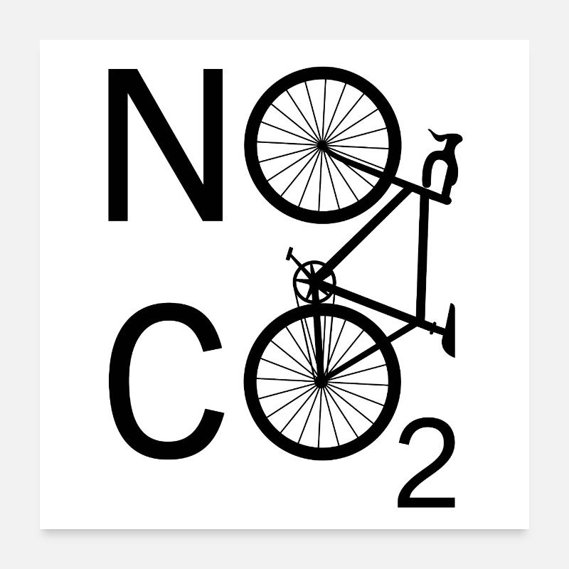 NoCo2 Poster 60 x 60 cm