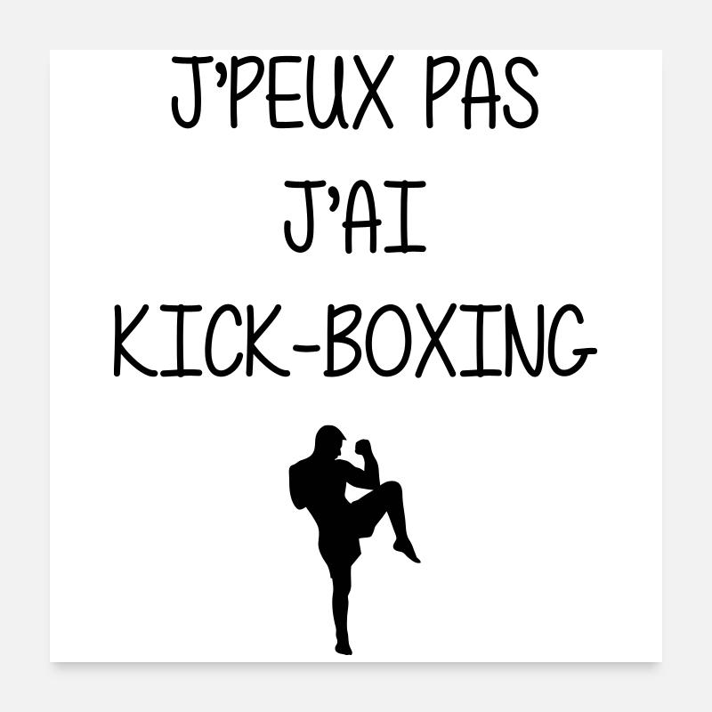 Kickboxing / Kickboxer / Kick Boxing / Kick Boxer Poster 24" x 24" (60x60 cm)