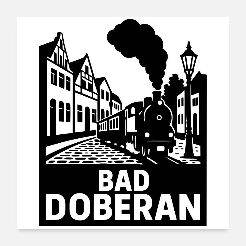 Mauvais Doberan Poster 60 x 60 cm
