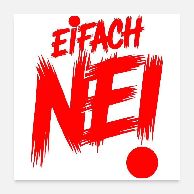 Tout simplement Nei Poster 60 x 60 cm
