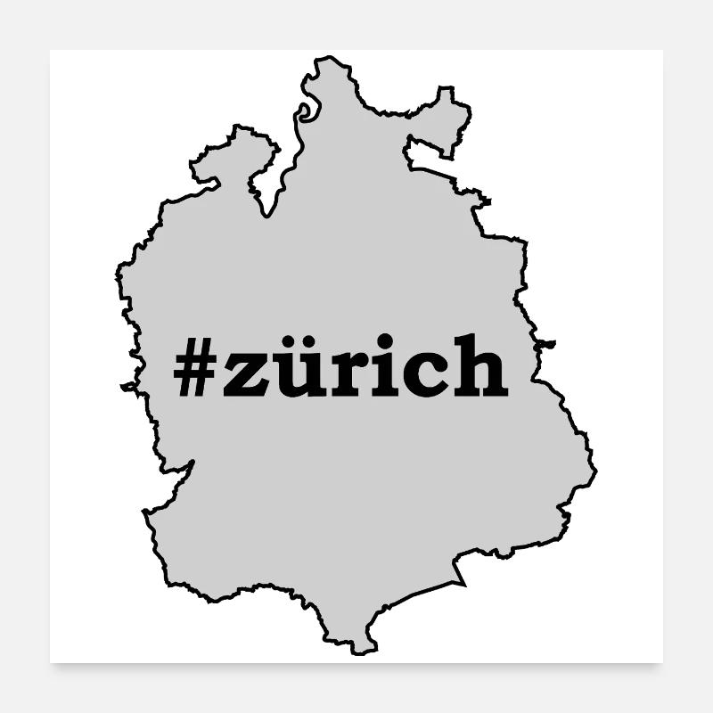 Zurich University of Applied Sciences - Poster 24" x 24" (60x60 cm) - white