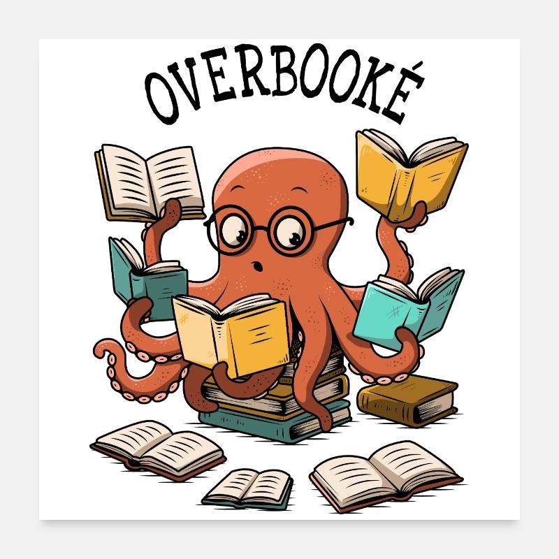 Overbooké Poster 60 x 60 cm