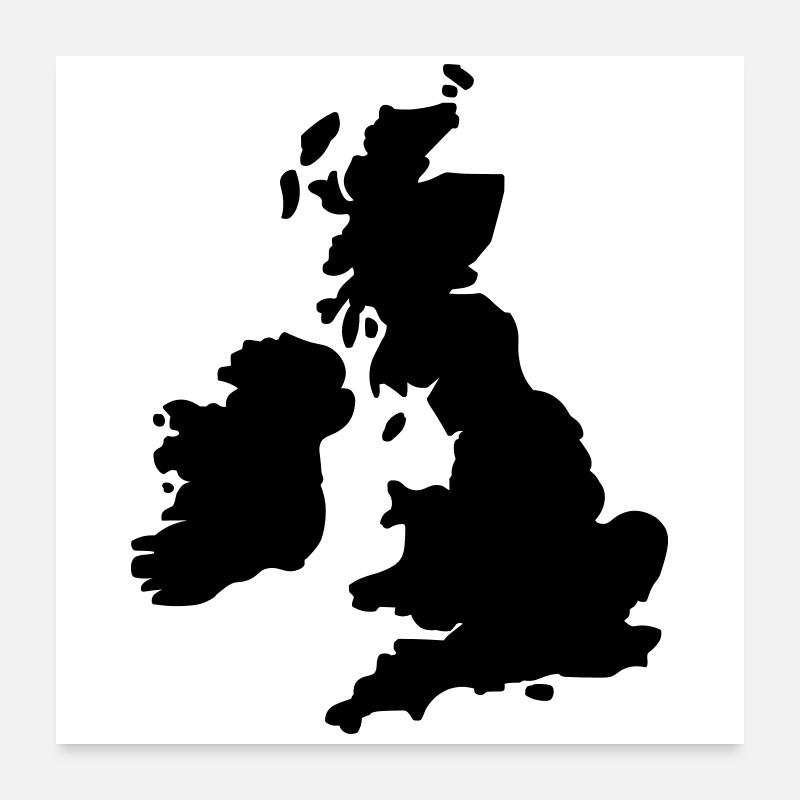 Great Britain Poster 24" x 24" (60x60 cm)