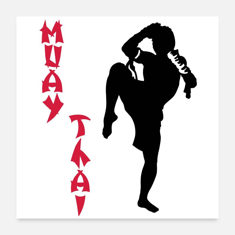 kikboxing_1 Poster 24" x 24" (60x60 cm)