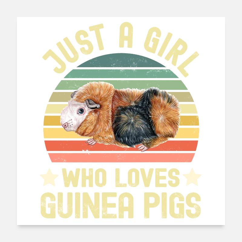 Guinea pig Poster 24" x 24" (60x60 cm)