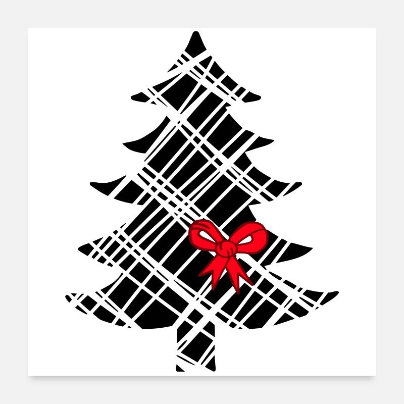 Christmas tree Poster 24" x 24" (60x60 cm)