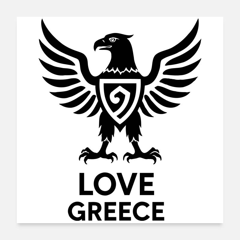 Love Greece 03 Poster 60 x 60 cm